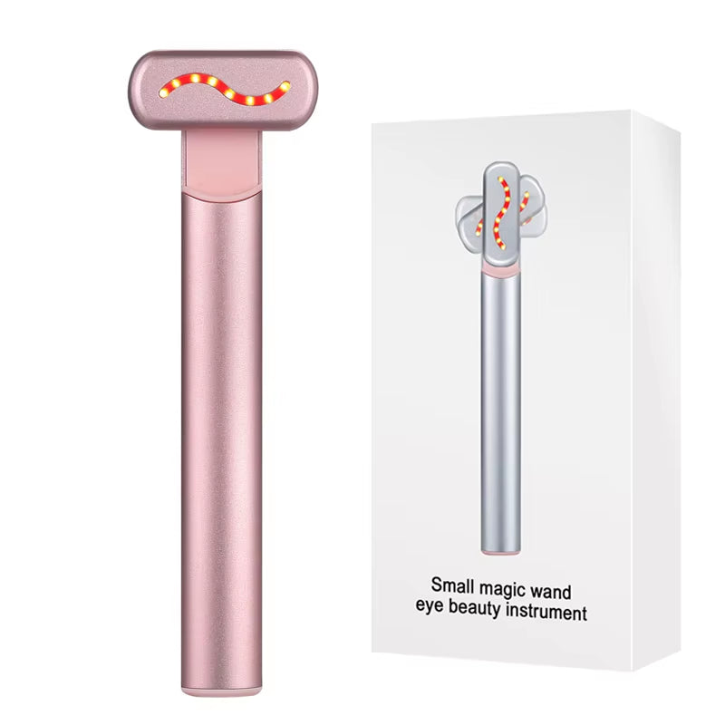 EMS Microcurrent Face Lifting Device Red Light Facial Wand Eye Neck Massager Skin Tightening anti Wrinkle Skin Care Beauty Tool